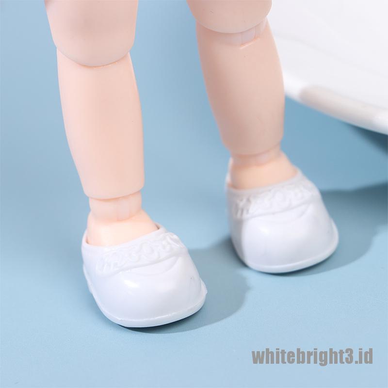 (white3) Mainan Boneka BJD Elves Horned 13 Sendi Dapat Bergerak Ukuran 16cm Diy