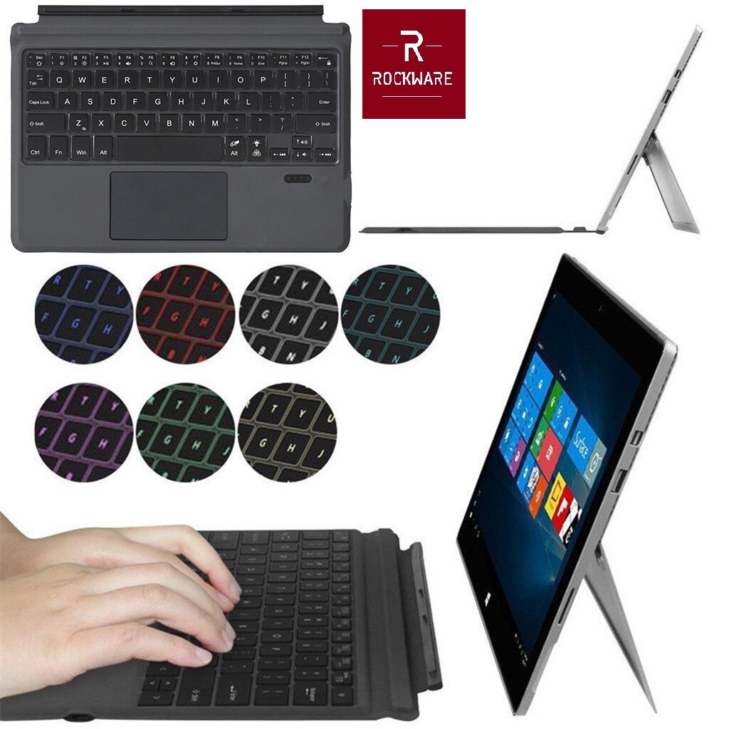 SF-1087D - Bluetooth Keyboard for Surface Go/Go 2/Go 3 - Keyboard Magnetik Khusus Untuk Microsoft Surface Go/Go 2/Go 3