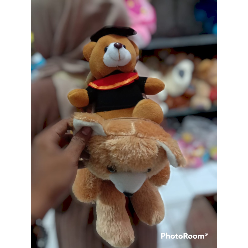 TAS BERUANG RANSEL PAKAI BAJU TAS BEAR BAJU UNTUK CEWEK DAN COK BISA BISA COD TAS BONEKA TERMURAH