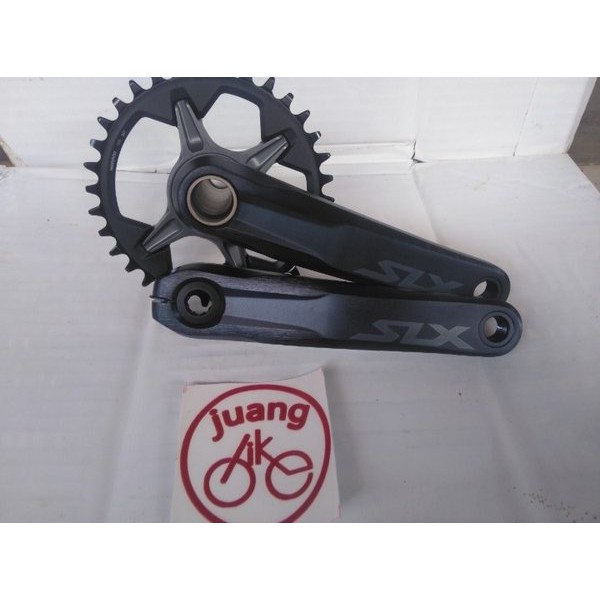 crank slx m7100 single 34 t original shimano
