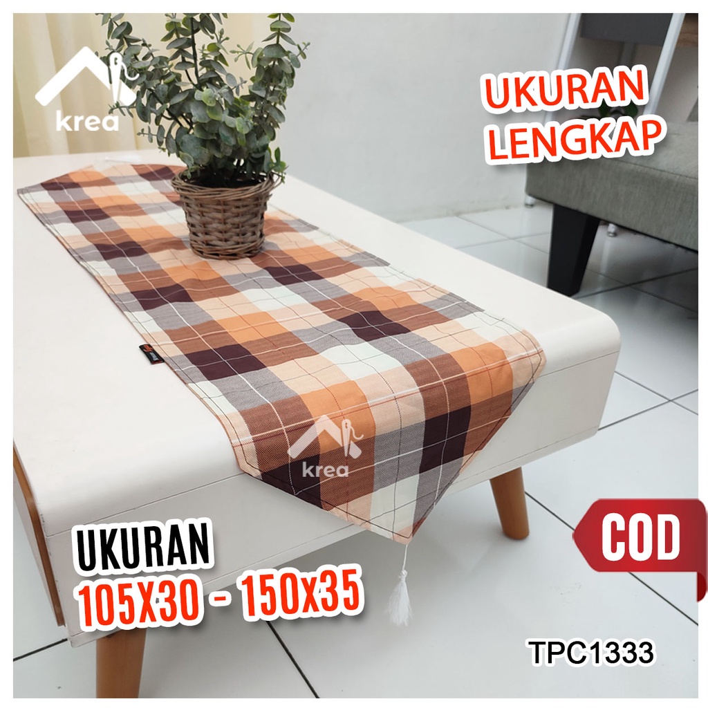 Taplak Meja / Table Runner Ukuran 105x30 - 150x35 TPC1333