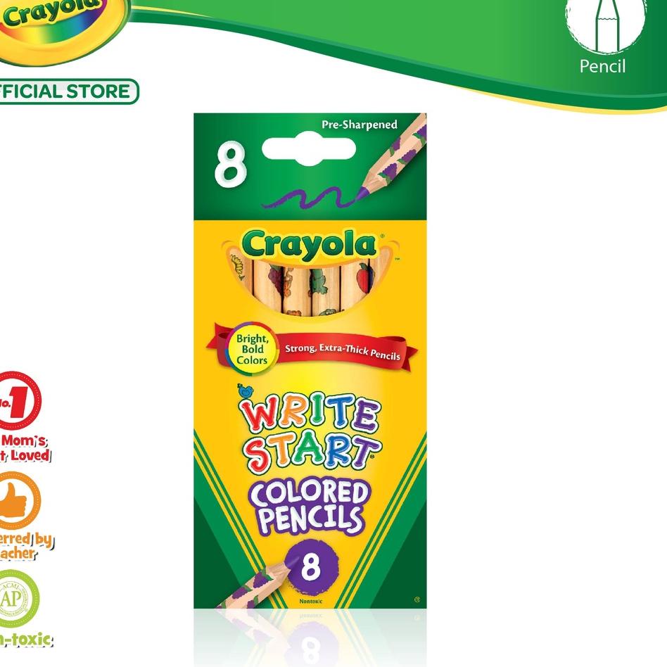 

Langsung Ambil Crayola 8 Colored Write Start Pencils