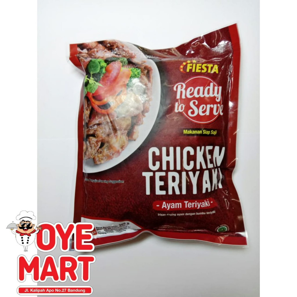 FIESTA READY TO SERVE CHICKEN TERIYAKI 300GR AYAM TERIYAKI HARGA PROMO