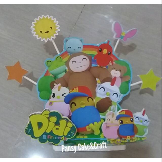 Cake topper Didi and Friends