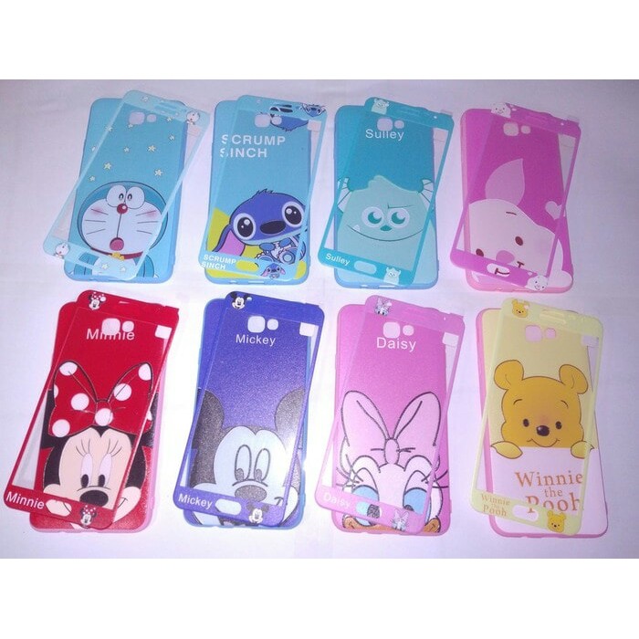 CASE 360 FULL PROTECTION KARAKTER SAMSUNG J7 PRO FREE TG MOTIF J7 PRO