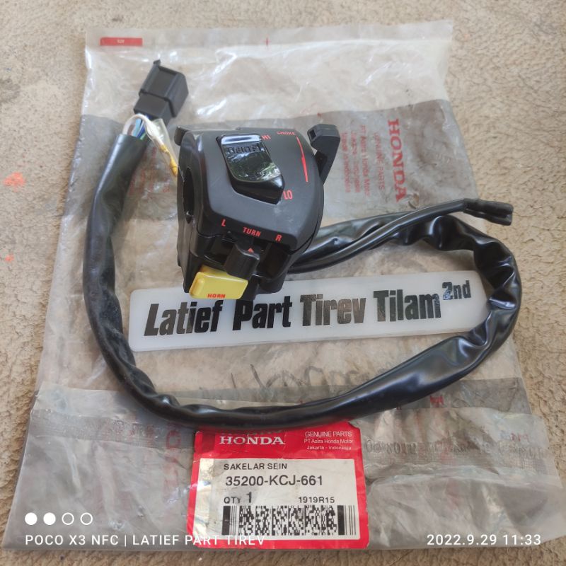 Saklar holder kiri tiger original AHM