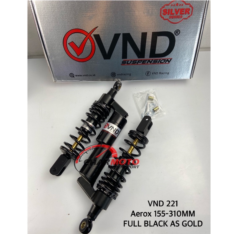 ShockBreaker / Shock VND AK221 Aerox new 310mm 335mm 350mm 365mm nmax xmax pcx original vnd pnp - charmoto