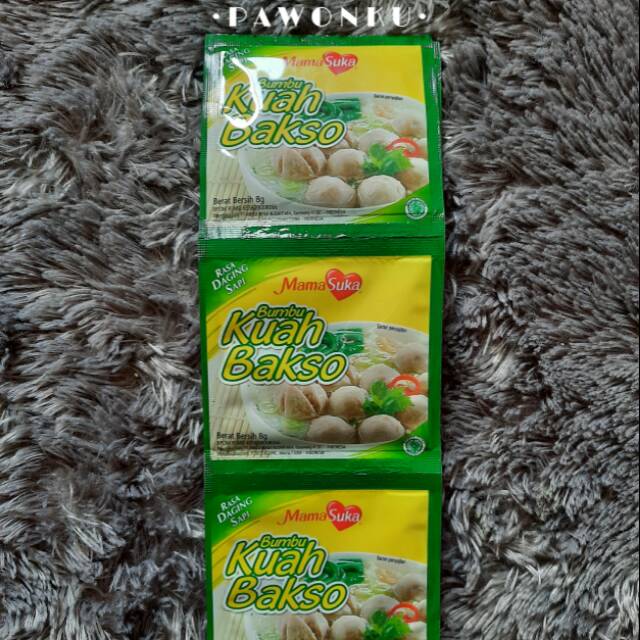 

KUAH BAKSO MAMASUKA 12sachet (@8gr)