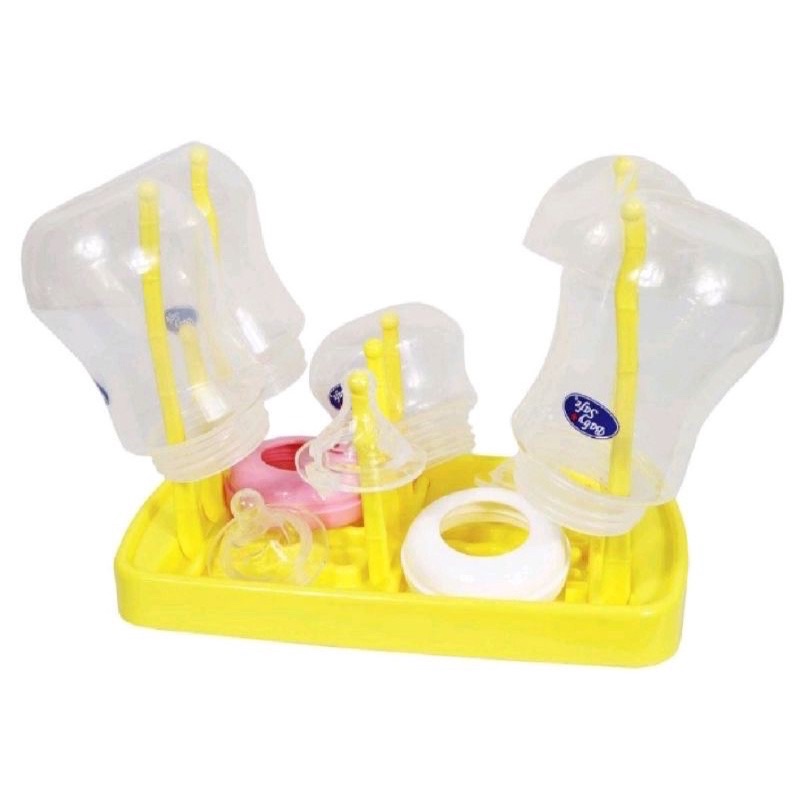 Baby Safe Drying Rack Rak Pengering Botol Dot Bayi Traveling Portable Compact DR08