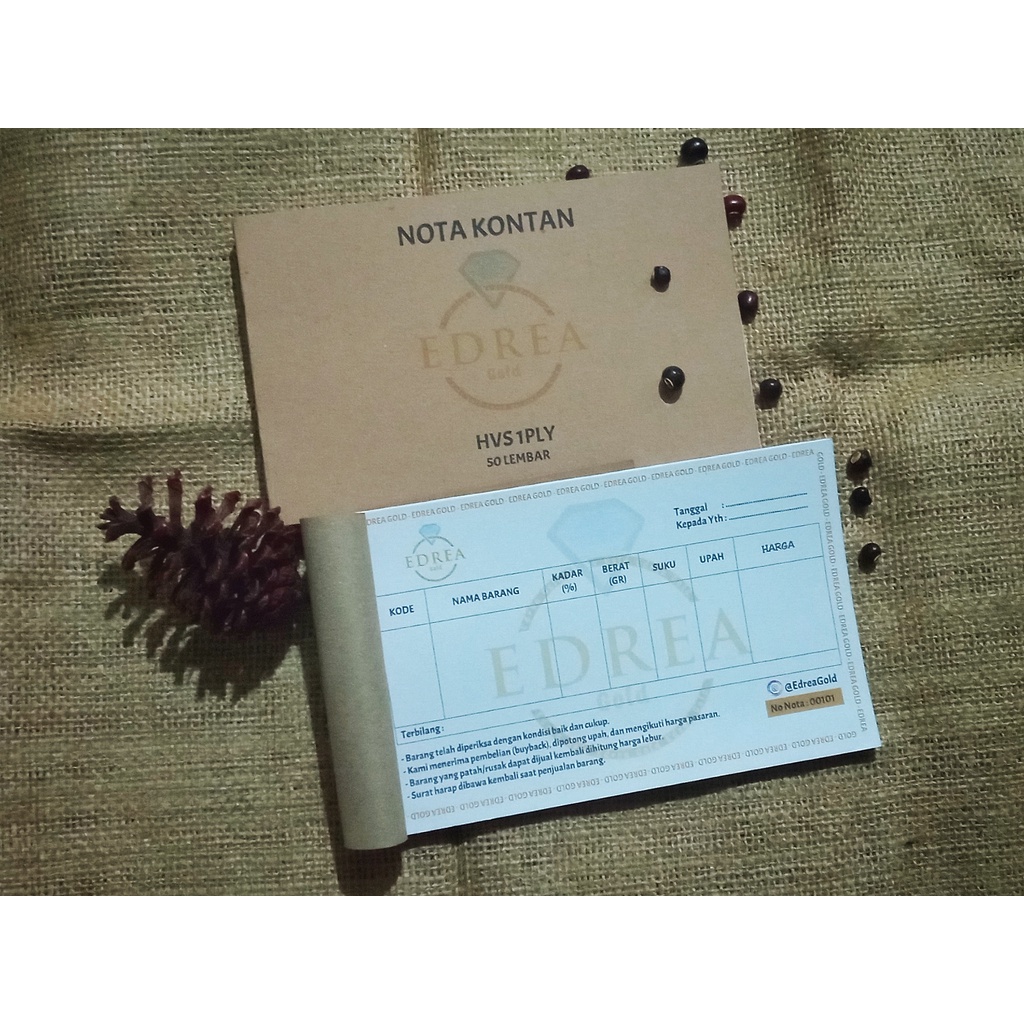 

Nota Custom Lucu Unik Murah 1PLY (HVS 80gsm) 50 lembar tanpa minimal order (FREE DESAIN)
