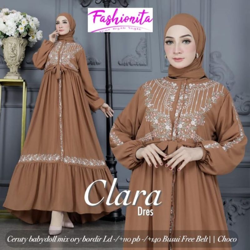 GAMIS CLARA//DRESS CLARA//GAMIS TERBARU
