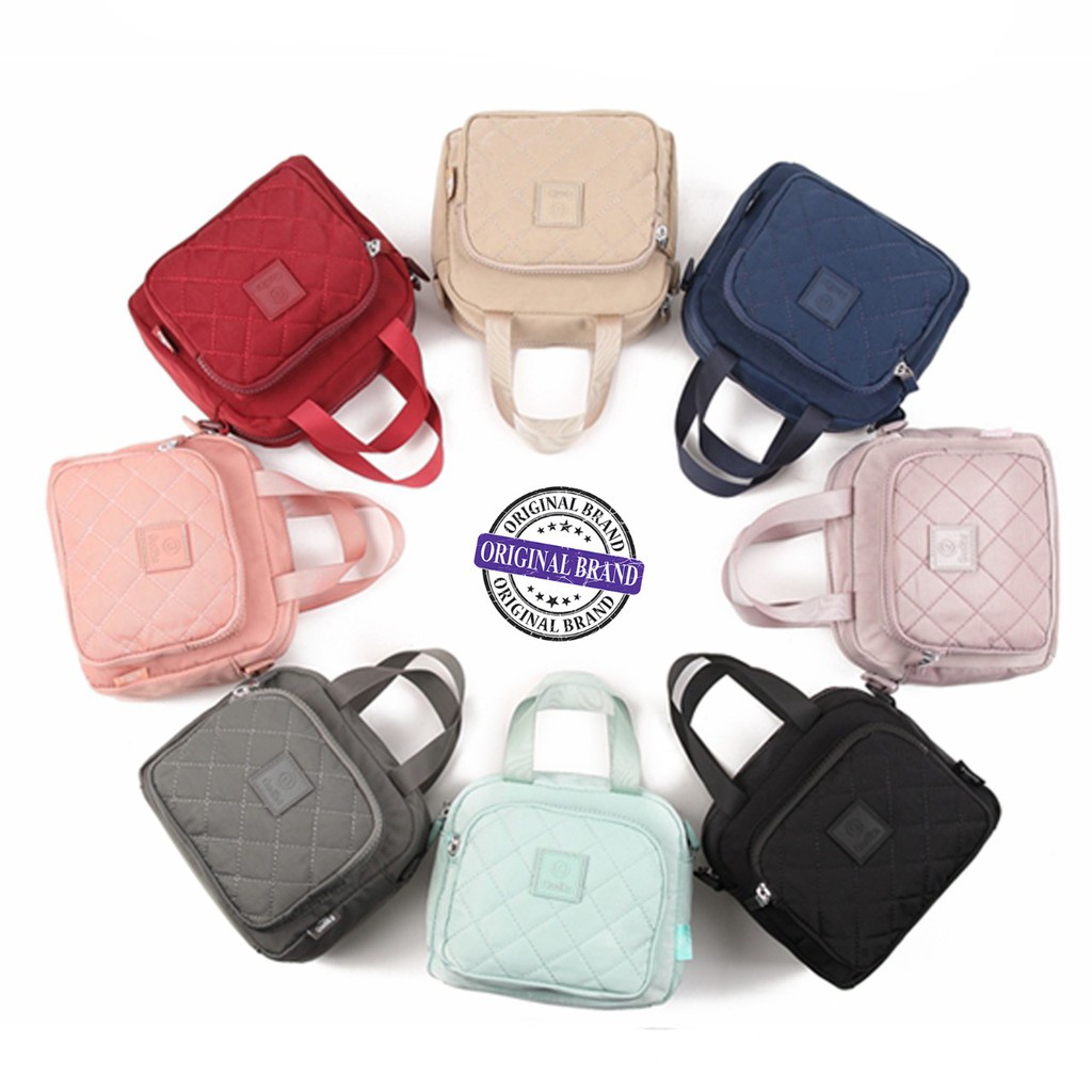 PROMO GUDIKA 5092 - Tas Wanita Selempang Bahu Hand Bag Fashion Cewek Perempuan Bahan Nylon Fabric Waterproof Anti Air Original Terbaru Kekinian Import Korea