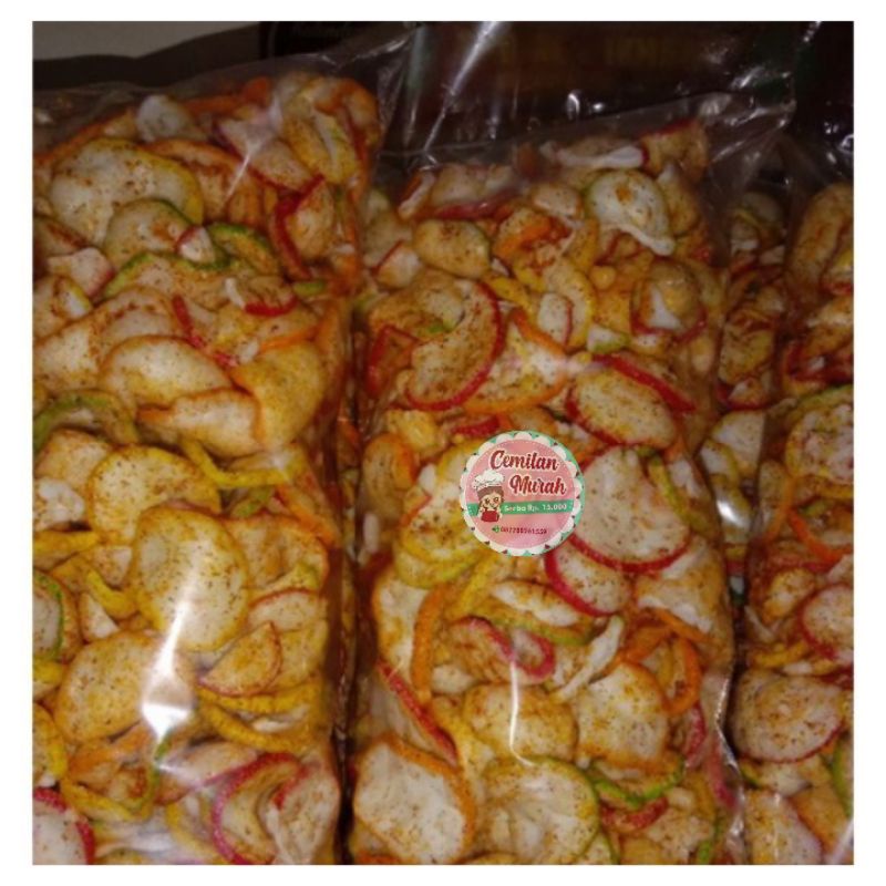 

kerupuk seblak pedas ngembang 500 gr kerupuk pedas