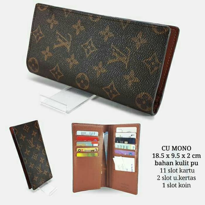 DOMPET KULIT LV PANJANG PRIA / WANITA IMPORT PREMIUM QUALITY
