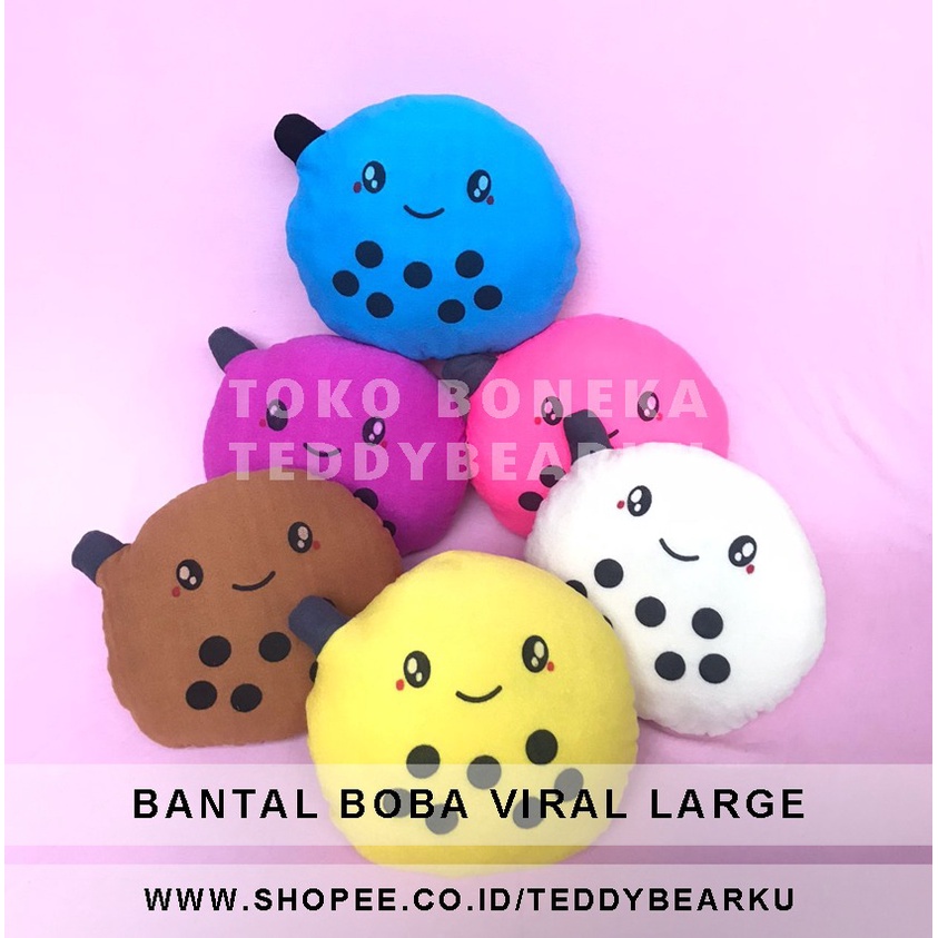 TERMURAH! BONEKA BANTAL BOBA LARGE LUCU PRODUSEN LANGSUNG