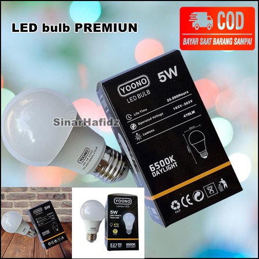 Lampu Led YOONO 5W PREMIUM