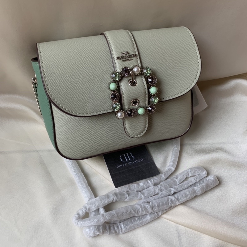 Coach Gemma Crossbody In Colorblock Signature Canvas(C1421)