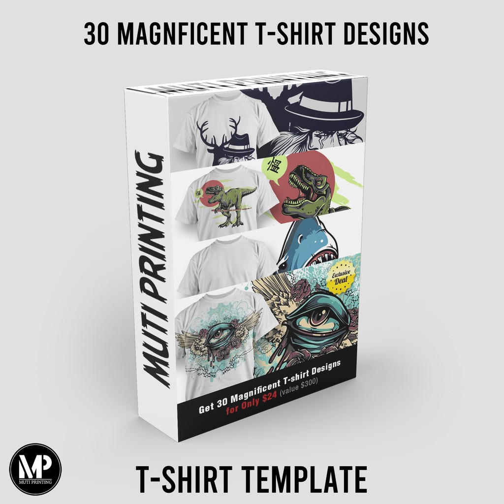 30 Magnficent T-Shirt Designs - Photoshop &amp; Illustrator