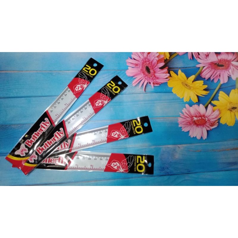 

Penggaris Butterfly 20 cm