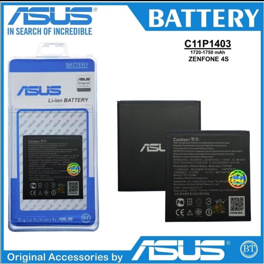 BATTERY ASUS ZENFONE 4S - C11P1403 ORI BT BATERAI BATRE