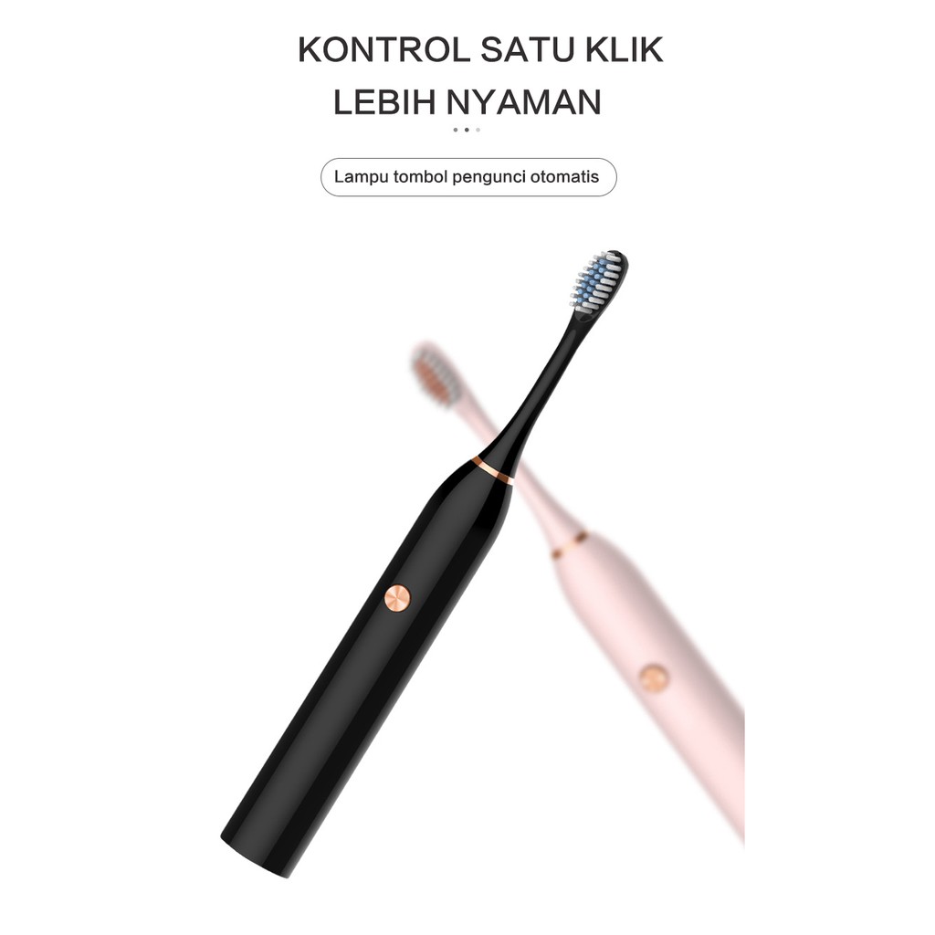 SIKAT GIGI ELEKTRIK DENGAN KEPALA SIKAT TOOTH BRUSH SET SKIAT GIGI KELUARGA 2.0 MURAH B05