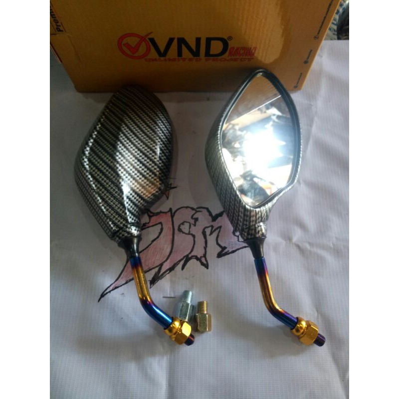 spion clik 125 karbon tuton universal honda pcx vario150  nmax aerok