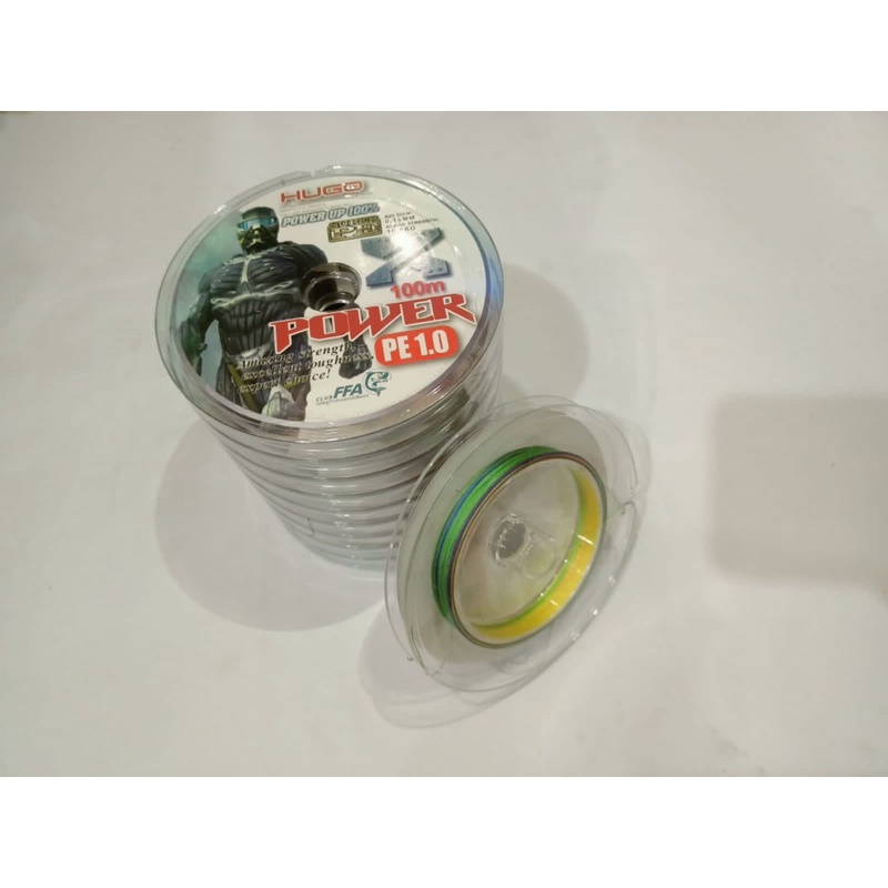 Senar PE Hugo Power Grey/Multicolor 50m & 100m