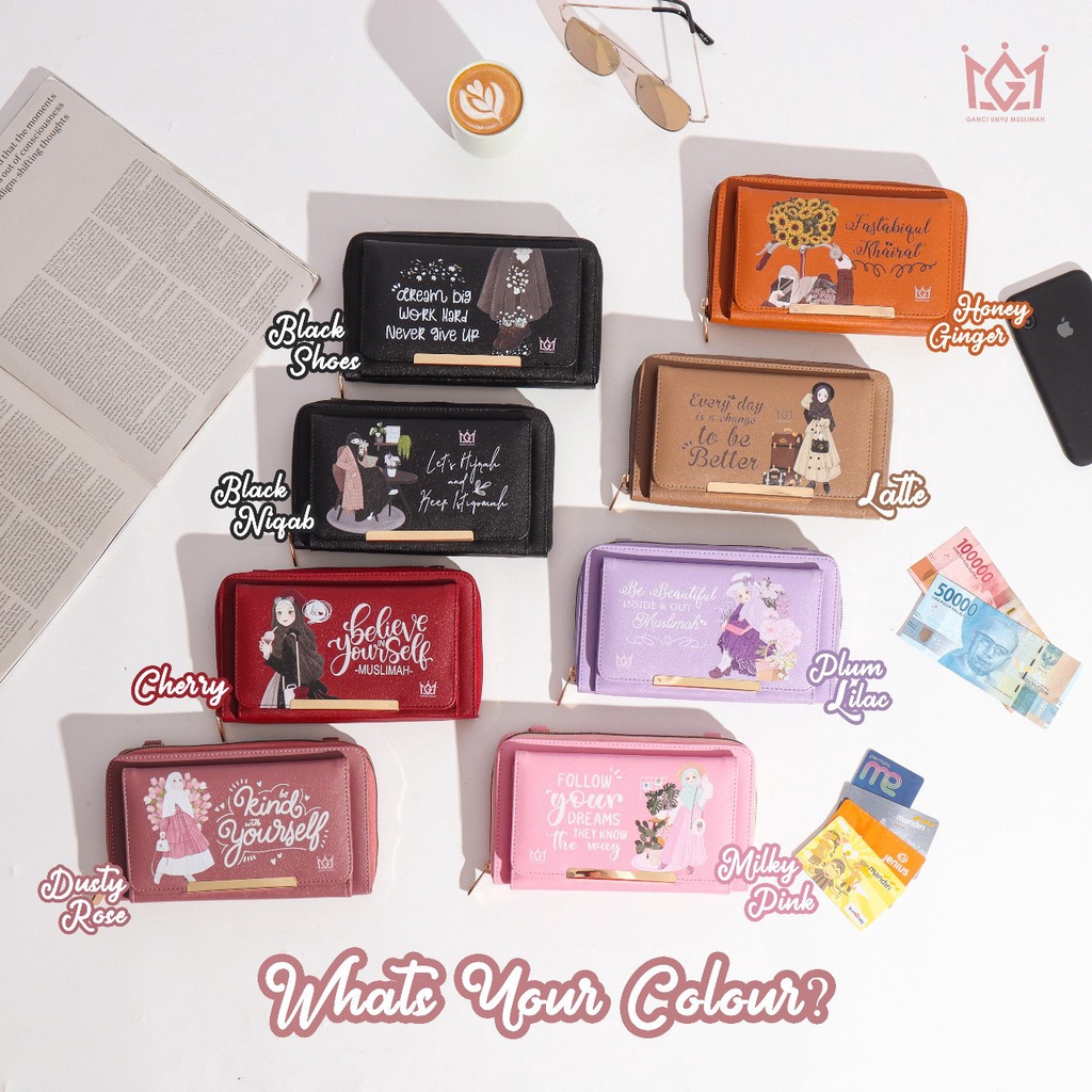 Sweet Candy Wallet / Tas Muslimah/ Dompet Cantik/Dompet Mewah/Tas Lucu