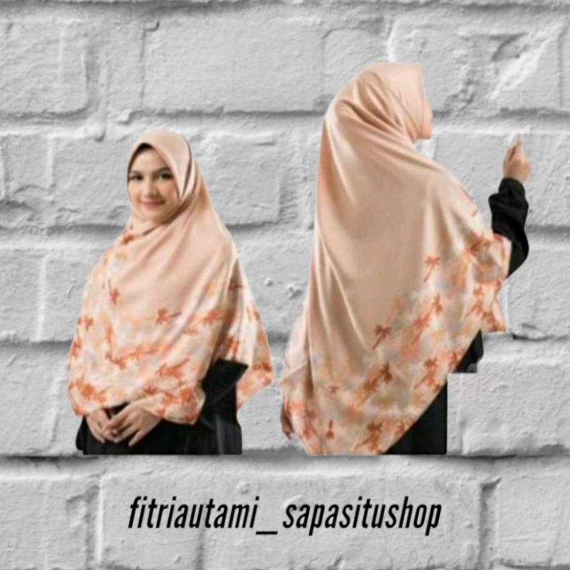 Bisa COD Cash On Delivery Hijab Jilbab Kerudung Besar Jumbo Lebar Segiempat Segi Empat Umama Scarf V