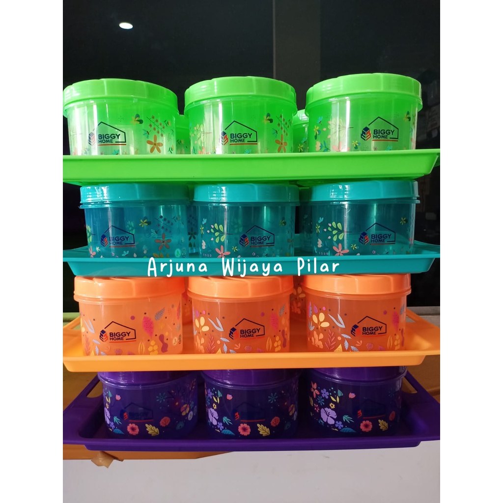 Toples kue 7 in 1, toples 6 nampan 1 +Bubblewrap