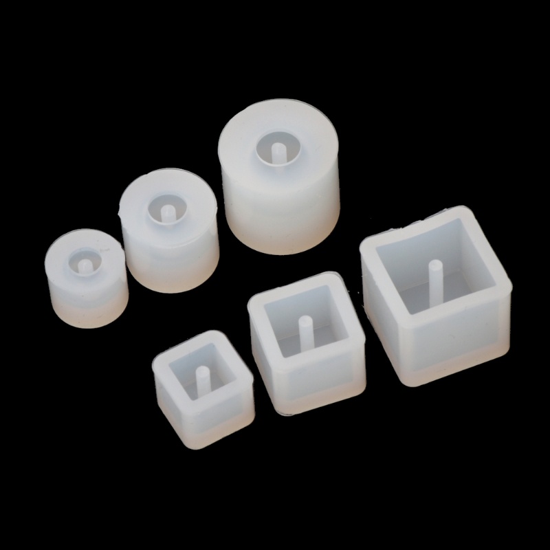 SIY  6pcs Silicone DIY Beads Mold Bracelet Earring Pendant Jewelry Making Resin Mould