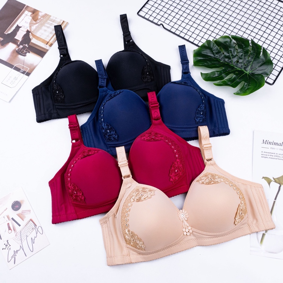 BEE - Bra Bh Busa Tanpa Kawat Ukuran Besar 36 38 40 42 44 46 Polini 333