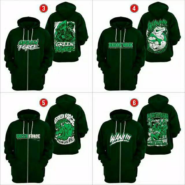 JAKET HOODIE PERSEBAYA BONEK WANI