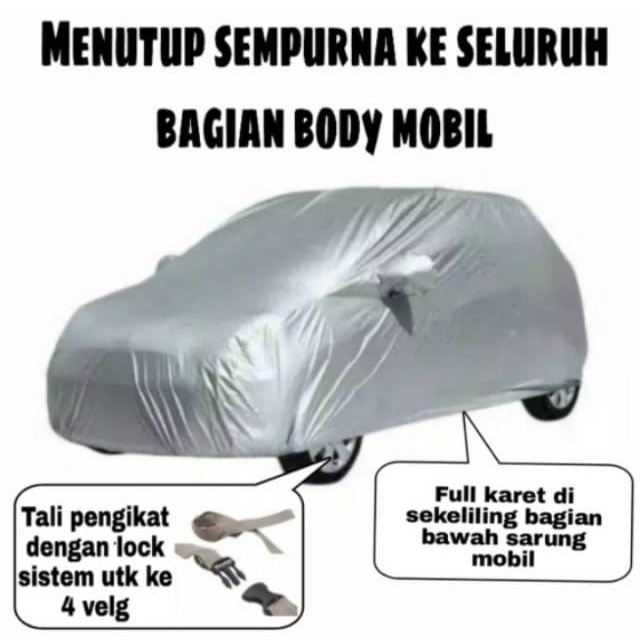 Cover Mobil calya / sigra Sarung Mobil LATEX Aman untuk Warna Putih