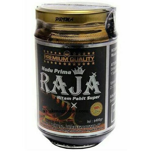 

Madu Hitam Pahit Super,Madu Prima Raja@ netto 400 gram