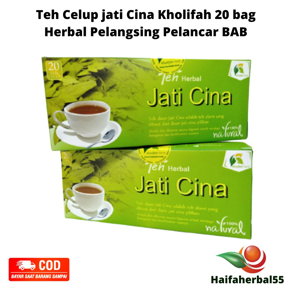 

Teh peluruh lemak teh Celup Daun Jati Cina Kholifah
