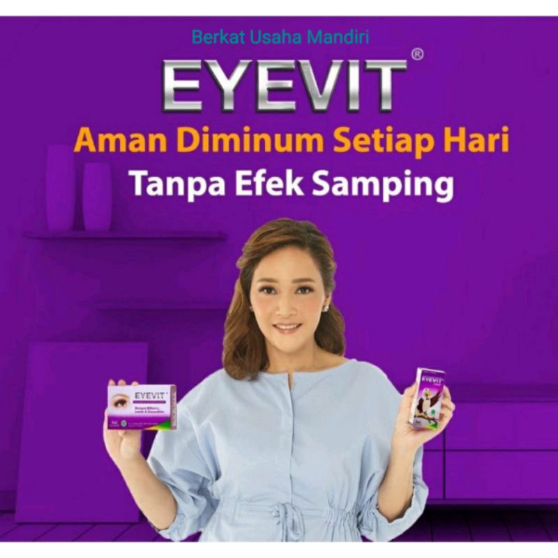 EYEVIT Vitamin Mata mengandung Bilberry,Lutein &amp; Zeaxantthin