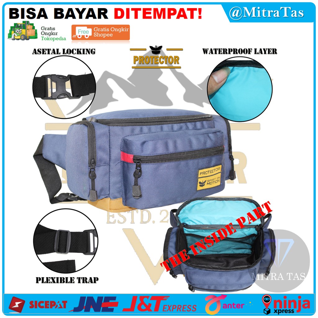 Tas Selempang Denim Besar! WAISTBAG MUAT KAMERA Tas Slempang Tas Pinggang WAISTBAG PRIA Tas Sepeda