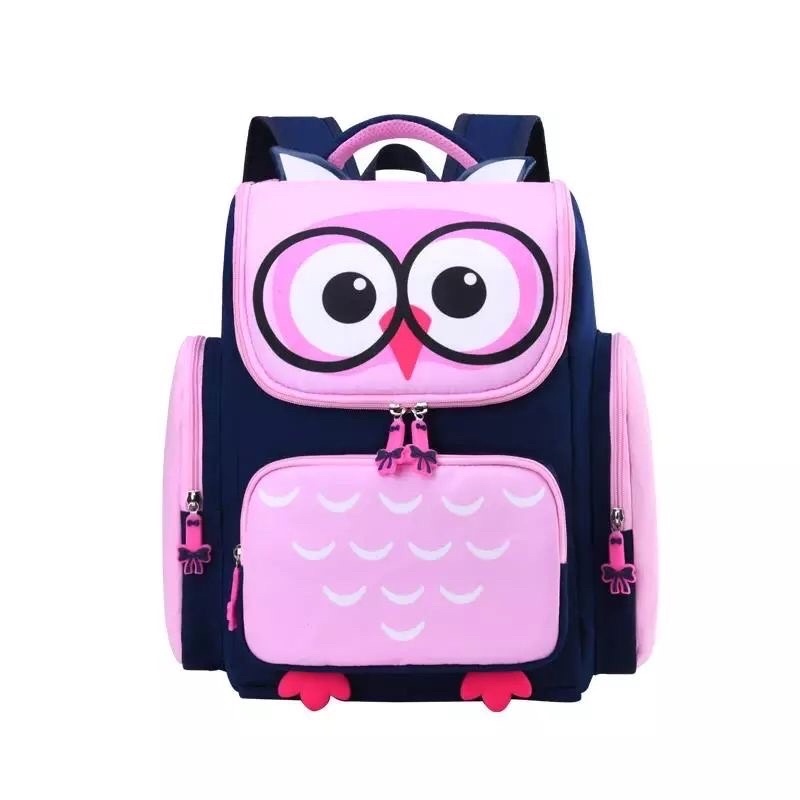 Tas Ransel Anak Sekolah Karakter Fashion OWL Ransel Anak Cewek Cowok Bisa ( COD )