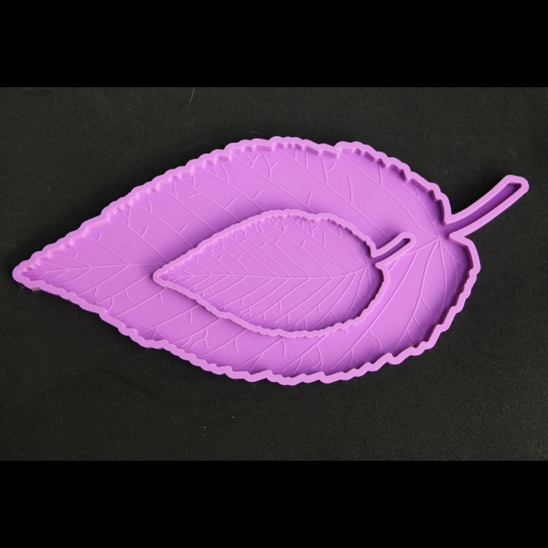 SIY  Large Leaf Tray Coaster Molds Silicone Leaves Coasters Bowl Mat Resin Casting Molds Maple Leaf Silicone Molds Craft