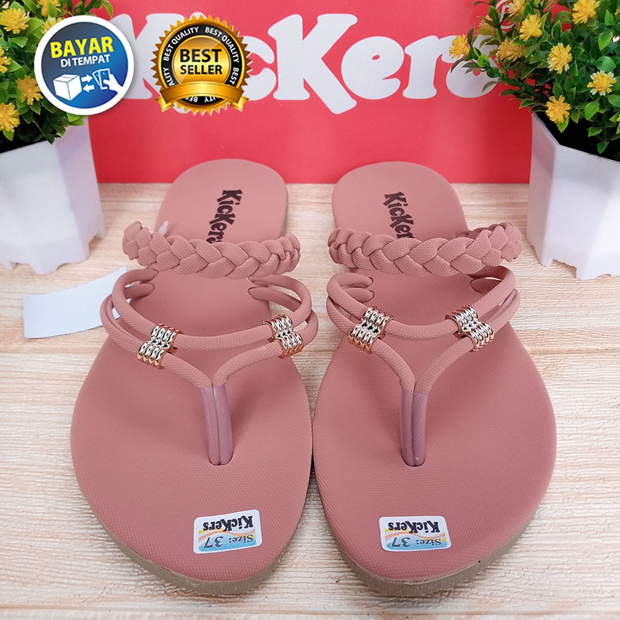 PROMO 6.6 SHOPEE MALL GREAT SALE MURAH LEBAY !! SANDAL WANITA DEWASA JAPIT KLABANG HUMBERG / SAKIPO