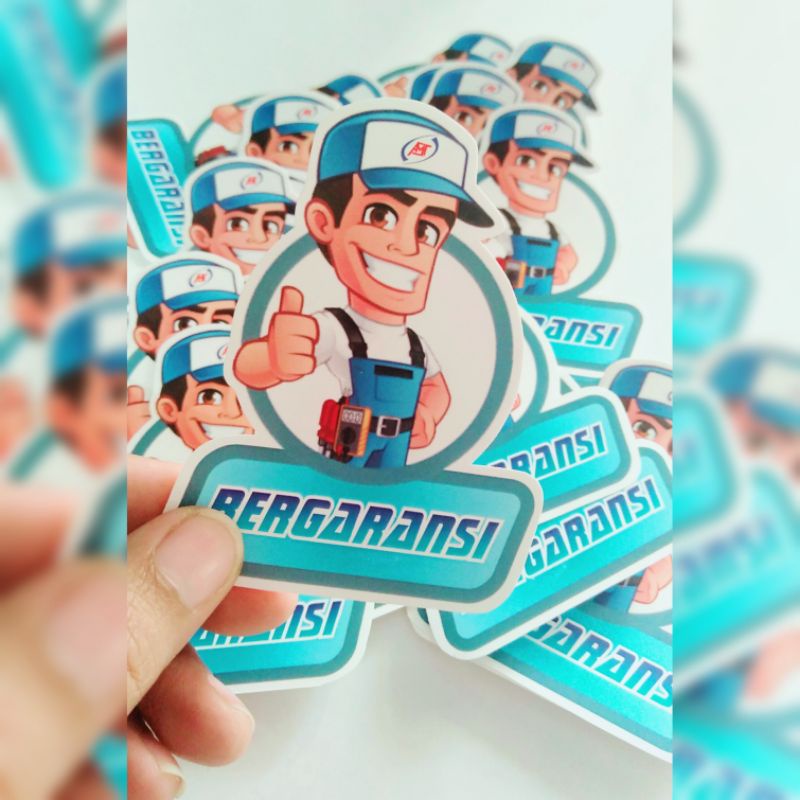 

STIKER BERGARANSI UK 6X4 CM