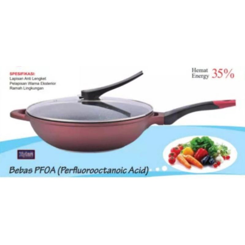 Wajan , Panci Kukus , Steamer ,  Panci Multifungsi  , Use WOK 32cm