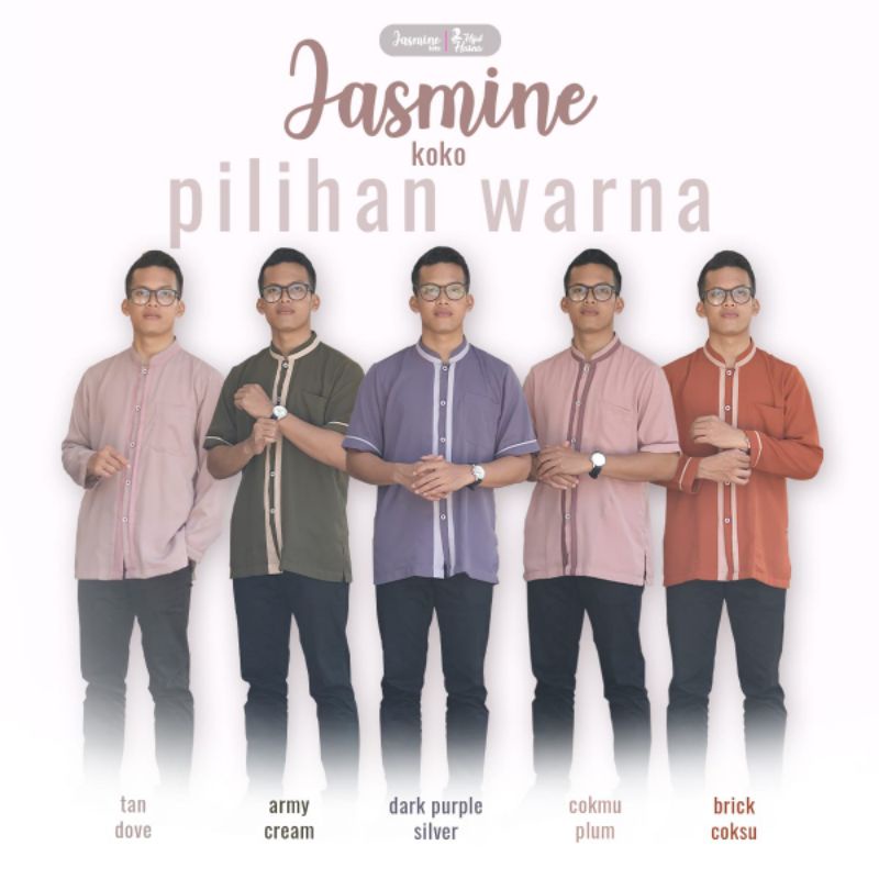 jasmine dress/ baju koko by hasna hijabku