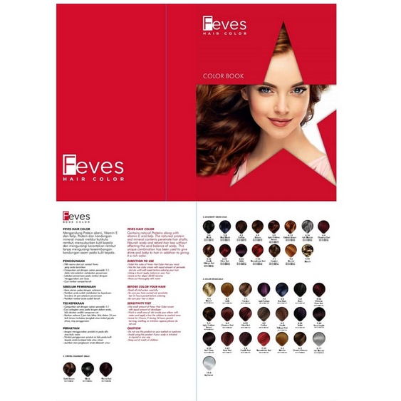 ✿ MADAME ✿ FEVES HAIR COLOR COLORANT CREAM 30ML - PEWARNA RAMBUT SACHET BPOM