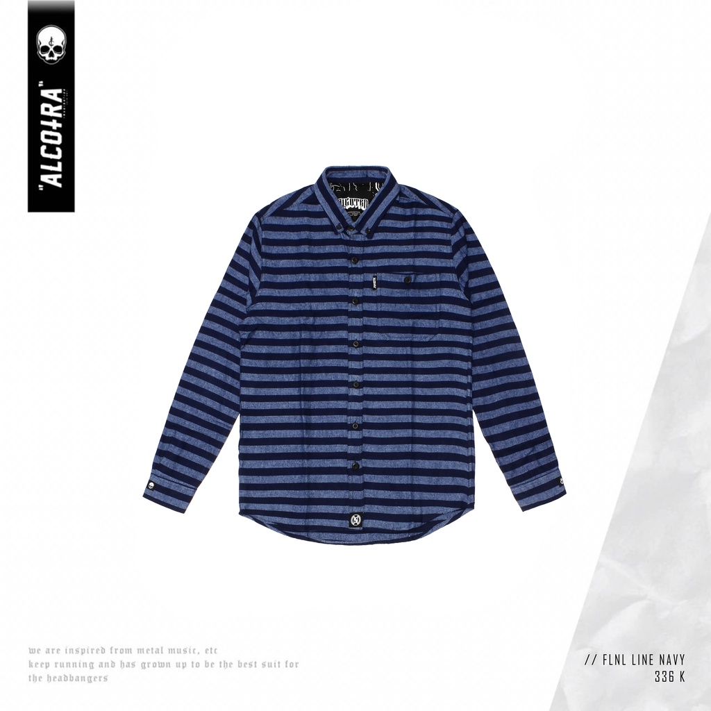 FLANEL LINE NAVY