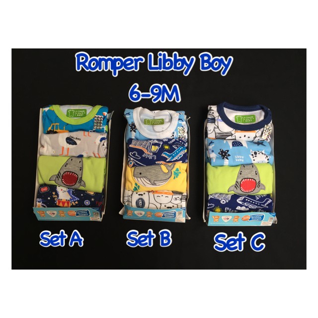 LIBBY ROMPER PREMIUM 4pcs (Boy) CBKS