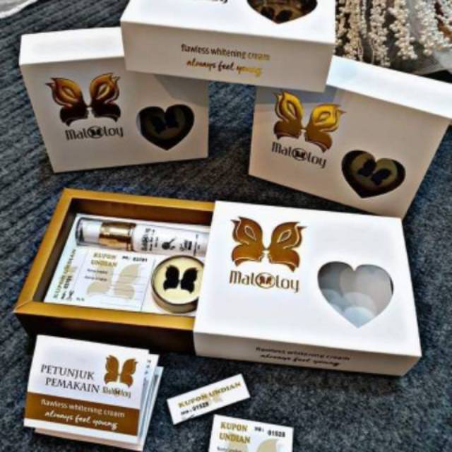 1 set cream+ facial wash maloloy