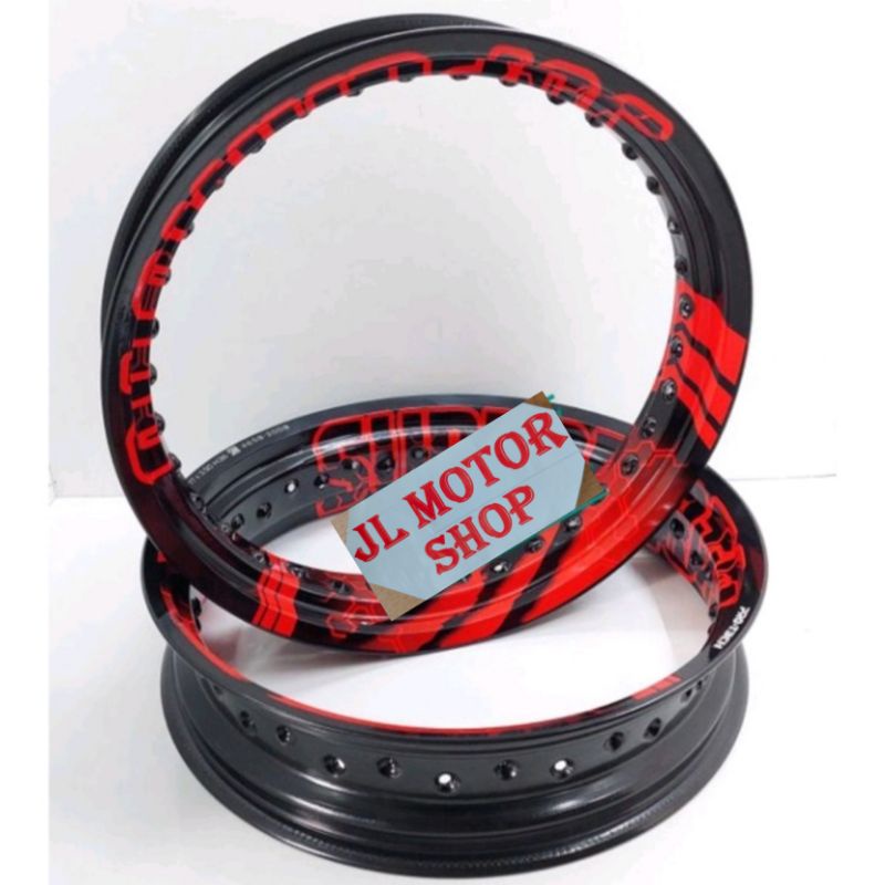 VELG SUPERMOTO SUPER MOTO HONDA CRF 150 CRF150 L KLX D-TRACKER 150 KLX150 WR155 WR 155 CUSTOM TULISAN SUPERMOTO VELG PROTECH