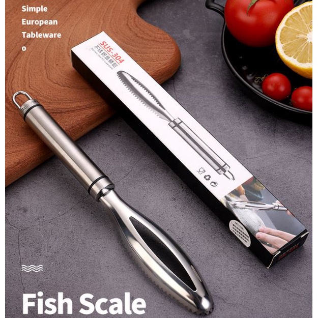 Alat Pembersih sisik ikan Stainless Steel 304 fish scale planer